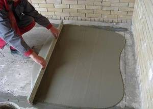 Делаем заливку бетоном
