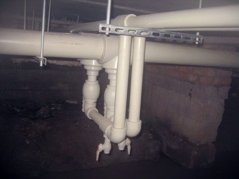 Сбросники на стояках могут быть использованы для промывки канализации